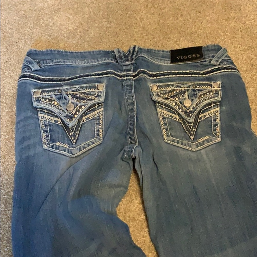 Vigoss skinny jean capris. Size 13/14, L28”